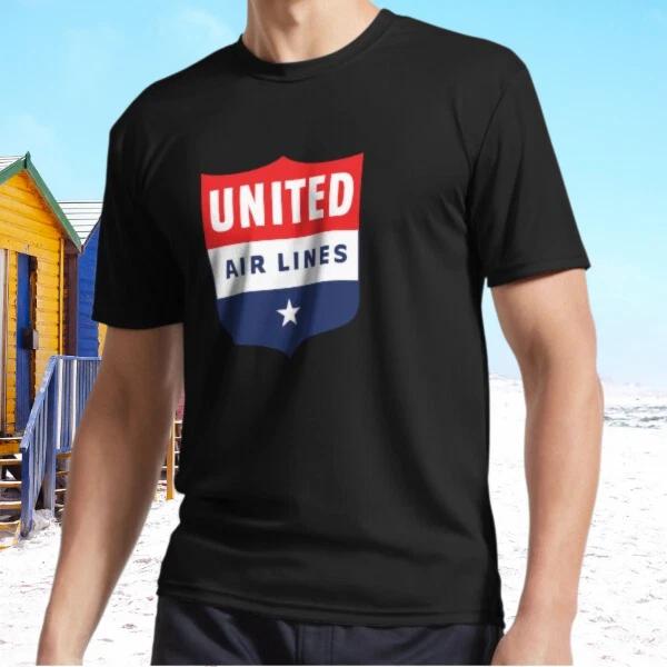 

New United Airlines Vintage Logo (1940-1954) Active T-Shirt Funny Size S - 5XL 2XL