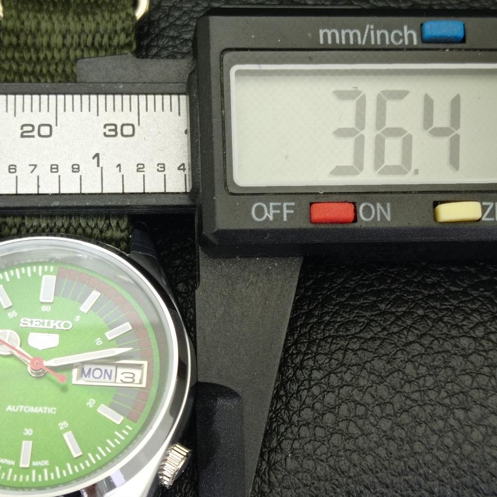 REFURBISHED VINTAGE SEIKO 5 AUTOMATIC 6309A JAPAN MENS GREEN WATCH a441148-4