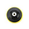 Self-Adhesive 4-Inch Flocking Sandpaper Disc for Angle Grinders - Hook & Loop Polishing Pad.