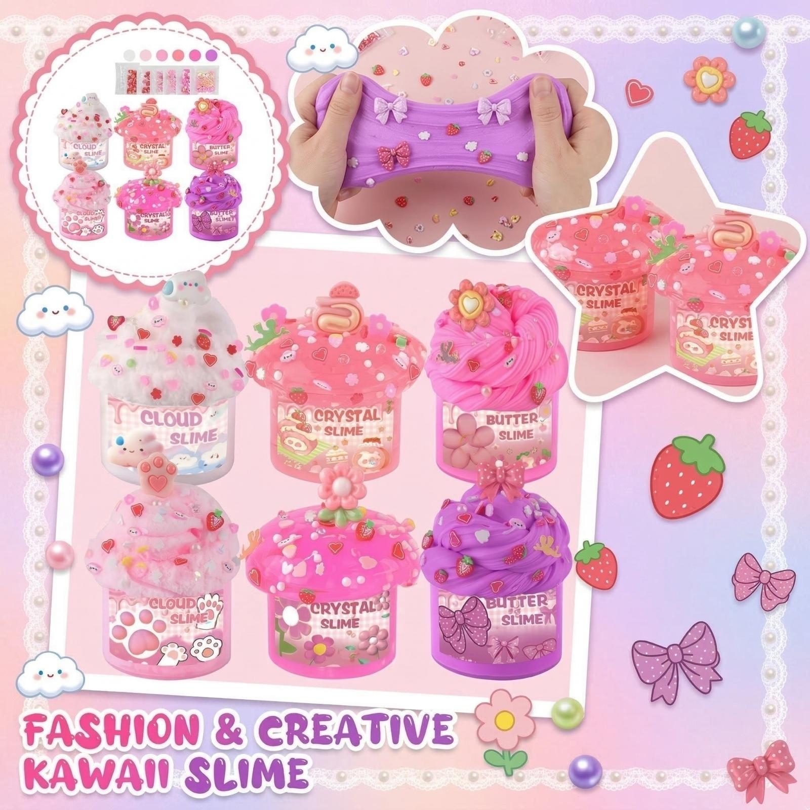 

Fashion Creative Slime Pinch Toy Set one size