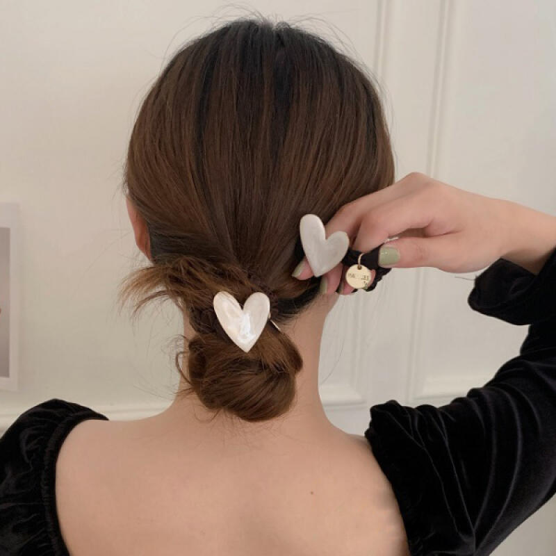 Rurin Heart Mother-of-pearl Hair Band brown