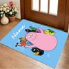 Custom Name Colorful Creatures Living Room Non-Slip Area Rug Soft Carpet for Bedroom Kids Playroom Sofa Office Home Decor Doormat