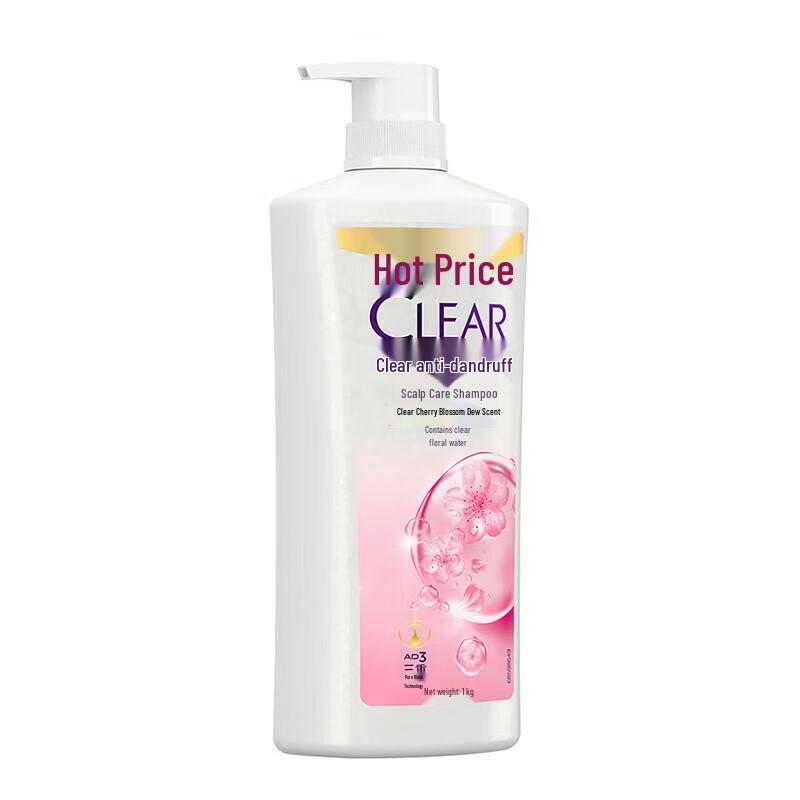 Clear Anti-Dandruff Cherry Blossom Shampoo