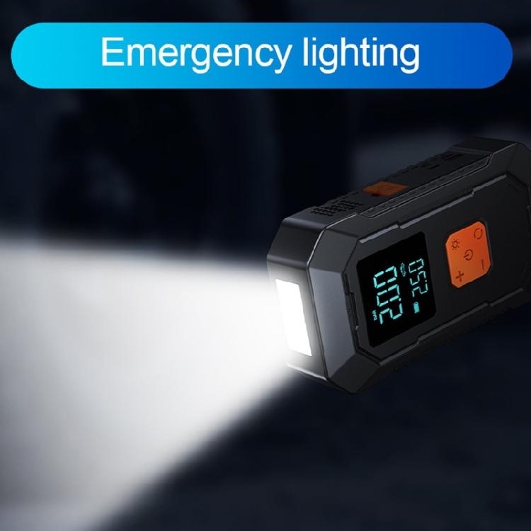 Cordless Tire Inflator Air Compressor With LED Work Light For Vehicles Balls Mobile Power Adapter USB C Fast Charging