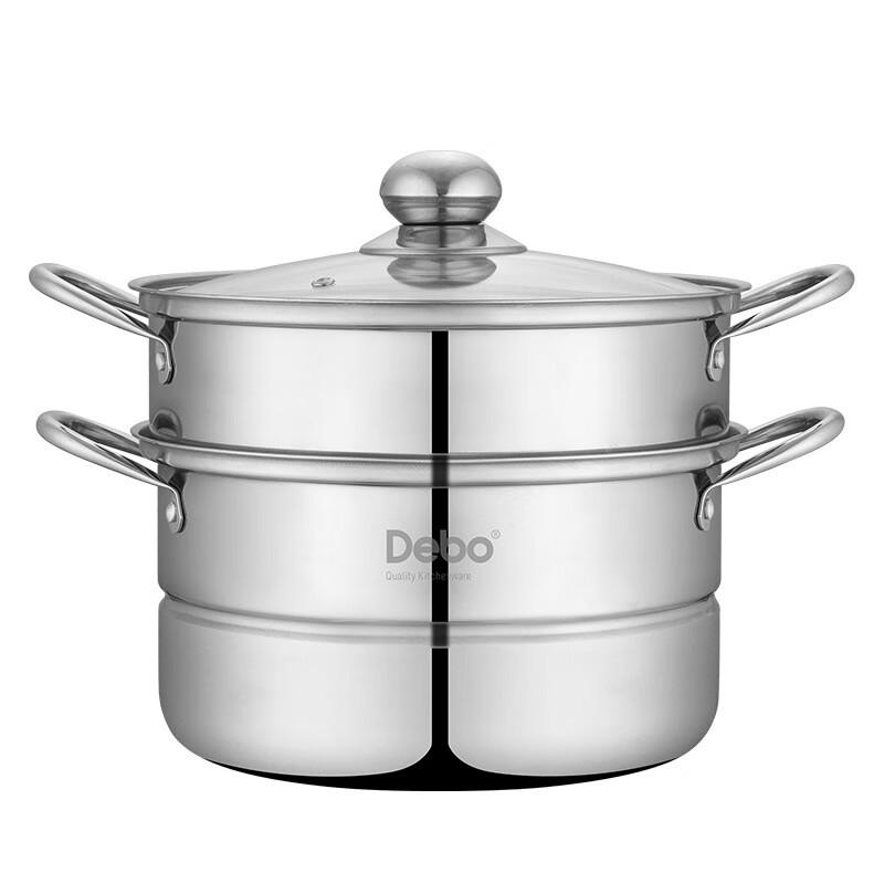 Debo Madrid 2-Lagen 26 cm Edelstahl Dampfgarer