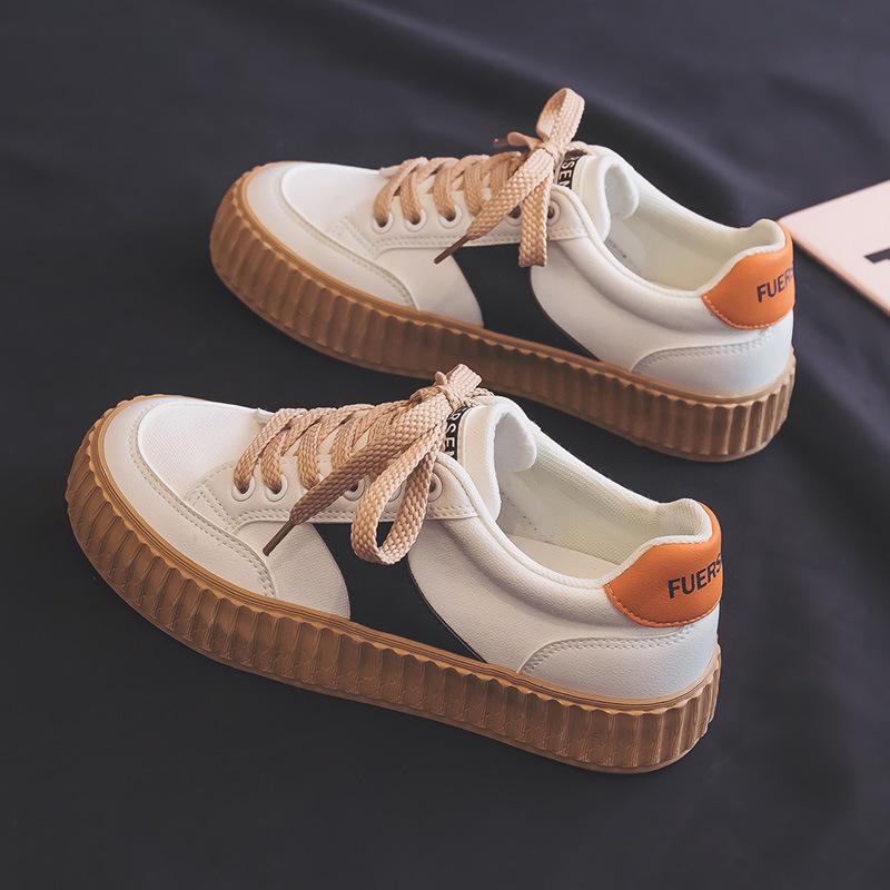 Fashion Vulcanized Shoes Women Canvas Sneakers Autumn 2025 Fashion Casual Sports Running Shoes Woman Flats Footwear Zapatos Mujer