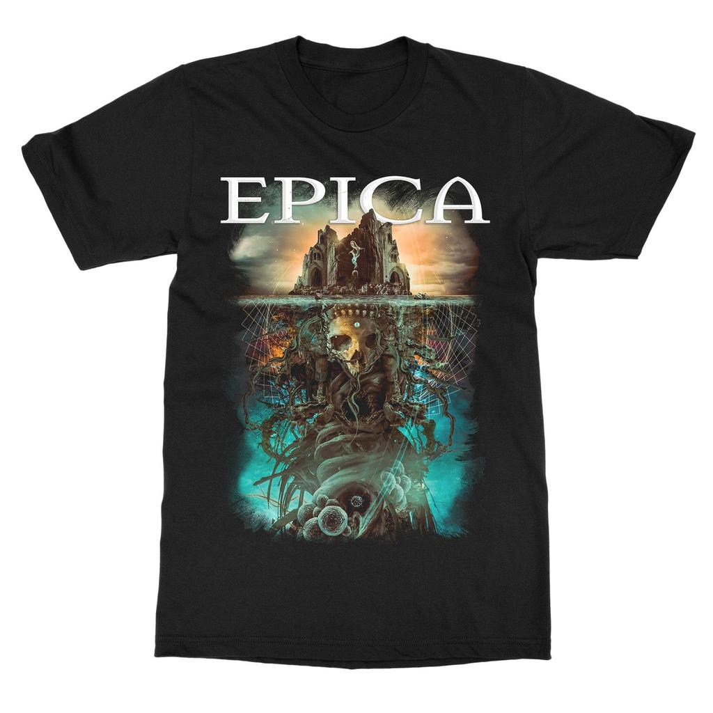 Epica  ARCANA Band TShirt  Cotton Graphic Tee Unisex Women Summer Streetwear Top