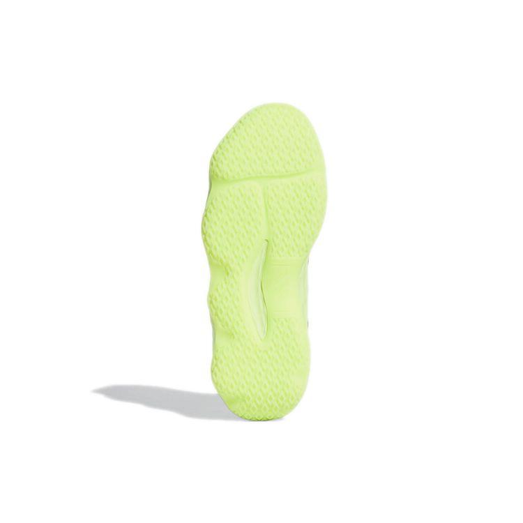 adidas Exhibit A Fabric Non-Slip Wear-Resistant Low-Top Retro Basketball Shoes Men Sneakers Fluorescent-Green GW2956