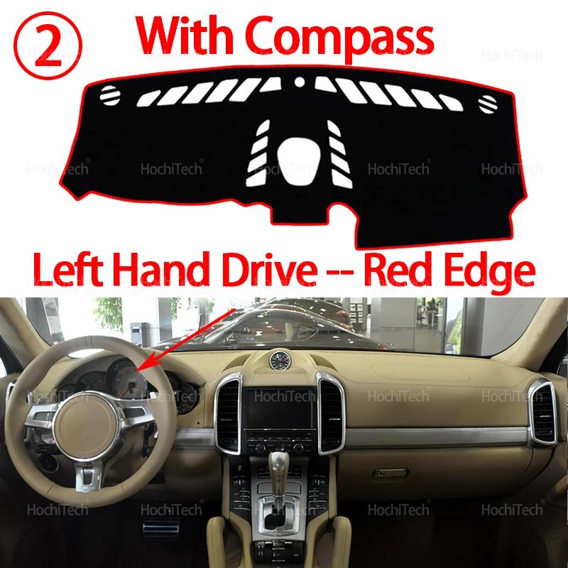 Car Dashboard Cover Avoid Light Pad Trument Platform Cover Mat Carpet for Porsche Cayenne 958 GTS 2010 2011 2012 2013-2016