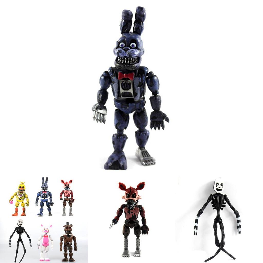 Boeiende 19cm Fnaf Five Nights At Freddy's 6 stuks Collectie Actiefiguren Voor Enthousiastelingen