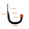 Wall Mounted Storage Hooks Heavy Duty Garage Hooks Heavy Duty Garage Storage Hooks for Hanging Bike Ladder Garden Tools