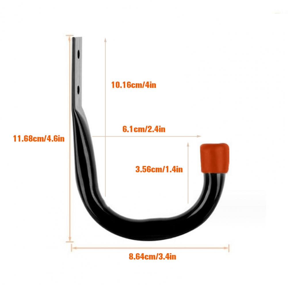 Wall Mounted Storage Hooks Heavy Duty Garage Hooks Heavy Duty Garage Storage Hooks for Hanging Bike Ladder Garden Tools