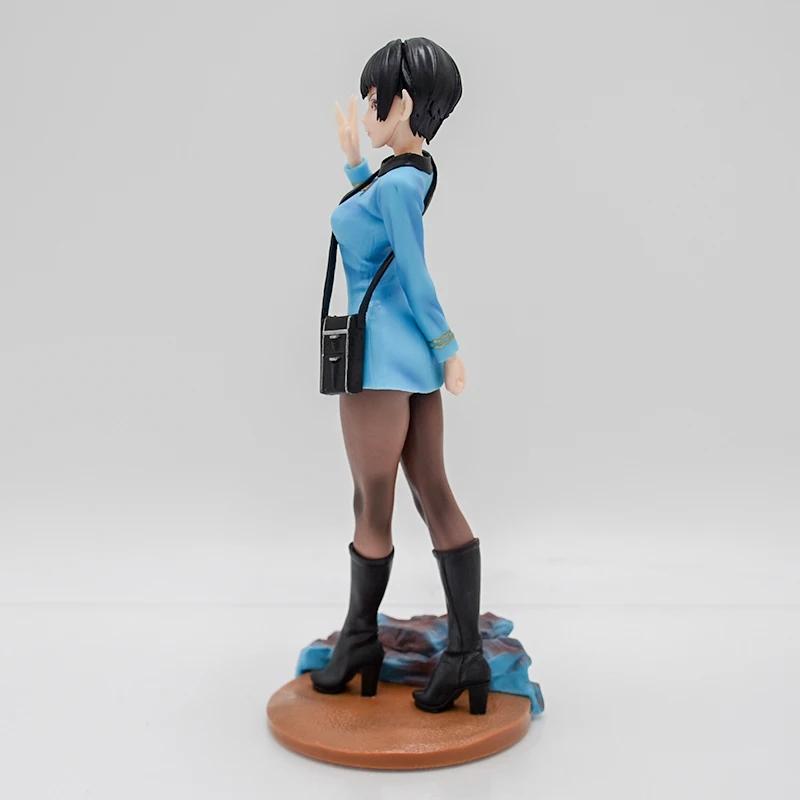 Anime Star Trek Bishoujo Medical Officer Girl Figure Command/Vulcan Science Action Figure Model Collection Doll Toy
