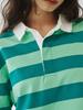 Peullijeupeulojegteu Crop Rugby T-Shirt, Green