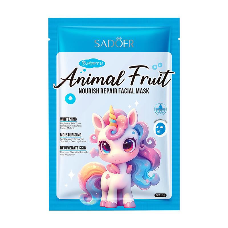 3pcs Animal Series Mask 25gSADOER Nourishing Repair Hydrating Moisturizing Mask