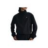 Nike Solid Color Long Sleeve Jacket With Zipper Pockets And Elastic Cuffs Women Jackets Black HQ3368-010
