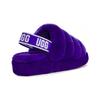 UGG Fluff Yeah Slide Minimalistic Thick Sole Purple Women's 1095119-VNGH