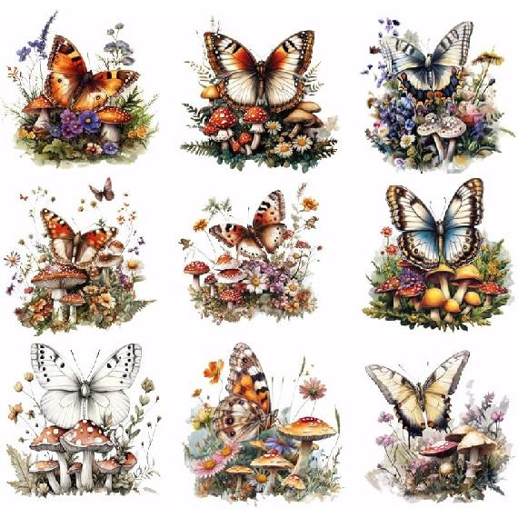 SUPERDANT 9pcs Puppy Dog Heat Transfer Stickers Cute Dog Iron On Transfers Iron On Patches Stickers Washable Heat Transfer Decals for T Shirts