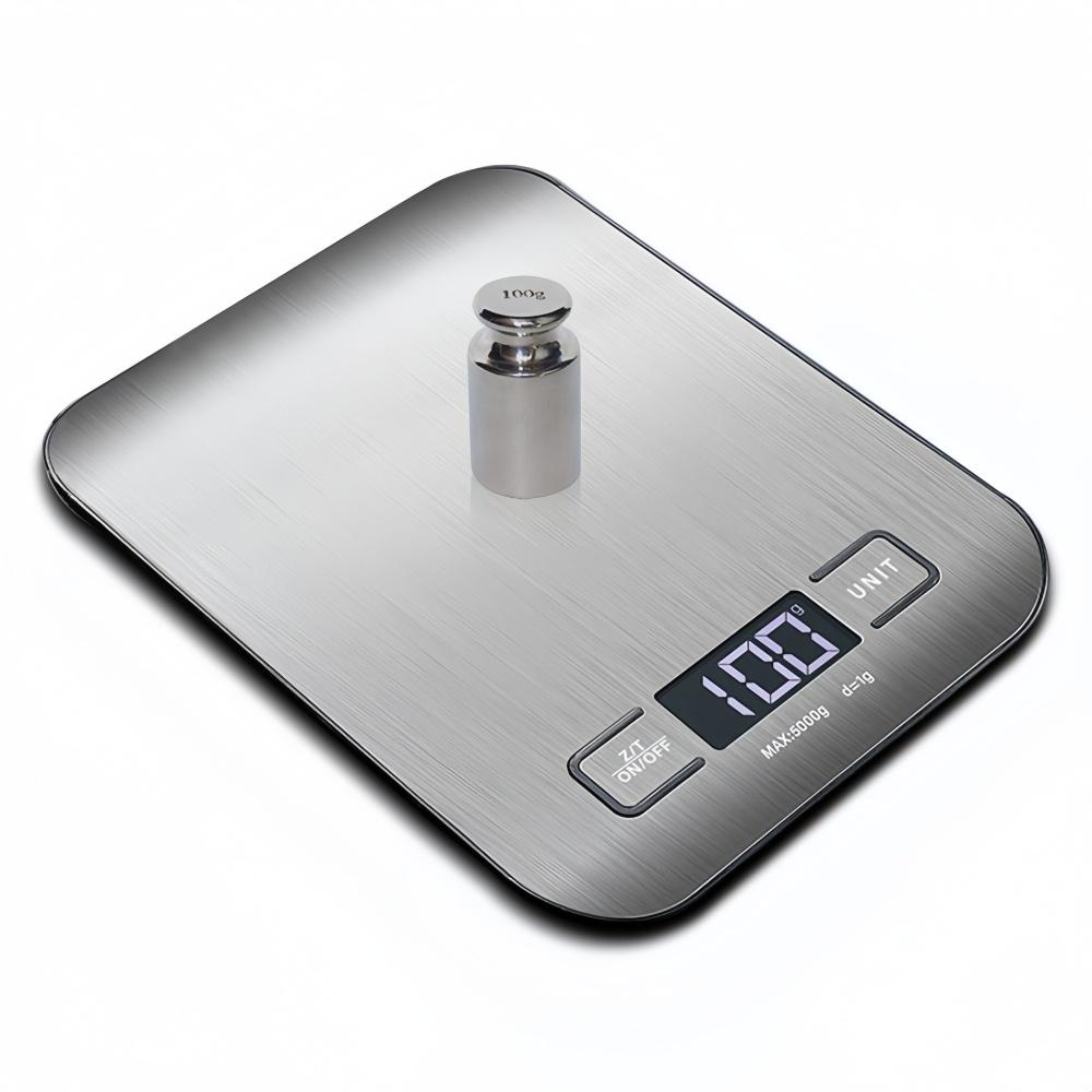 High-precision Kitchen Scale Digital Electronic Scale LED Display Stainless Steel High Quality Food Jewelry Home Baking Scale