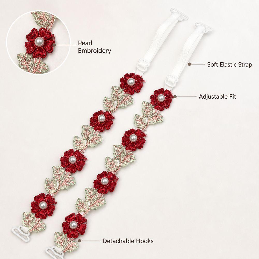 Lace Floral Bra Straps Removable Bra Straps Replacement Creative Gift Shoulder Straps