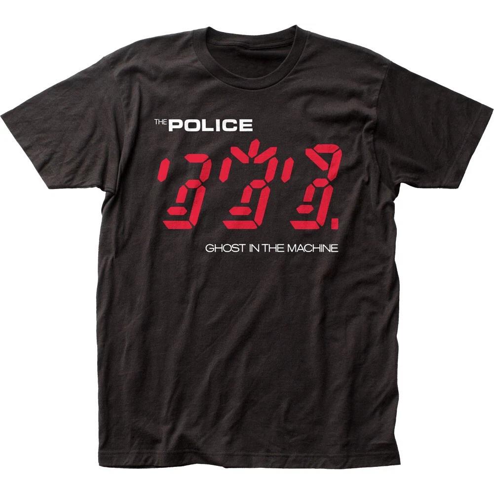

The Police Ghost In The Machine Чоловіча футболка Рок-н-рол Музичний гурт Футболка Чорна 4XL