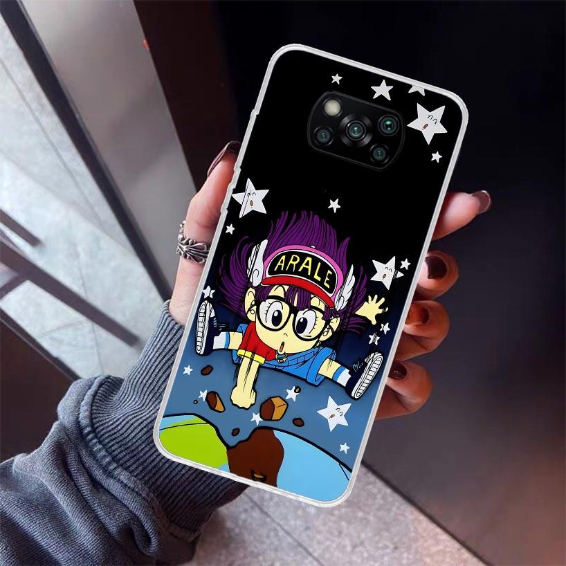 Arale Dr Slump Phone Case For Xiaomi Poco X5 X6 X7 Pro F7 Ultra M7 Redmi 15C 15 13C 13 12C 12 10 10C 10A 9 9C 9T 9A Cover Poco X