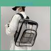 Transparenter PVC-Rucksack mit wasserdichtem Design für den täglichen Gebrauch und Laptops