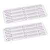 Transparent Water Pattern Heel and Shoelace Anti-Wear Stickers