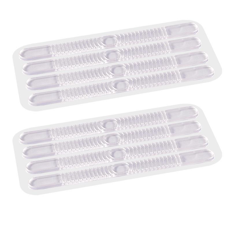 Transparent Water Pattern Heel and Shoelace Anti-Wear Stickers