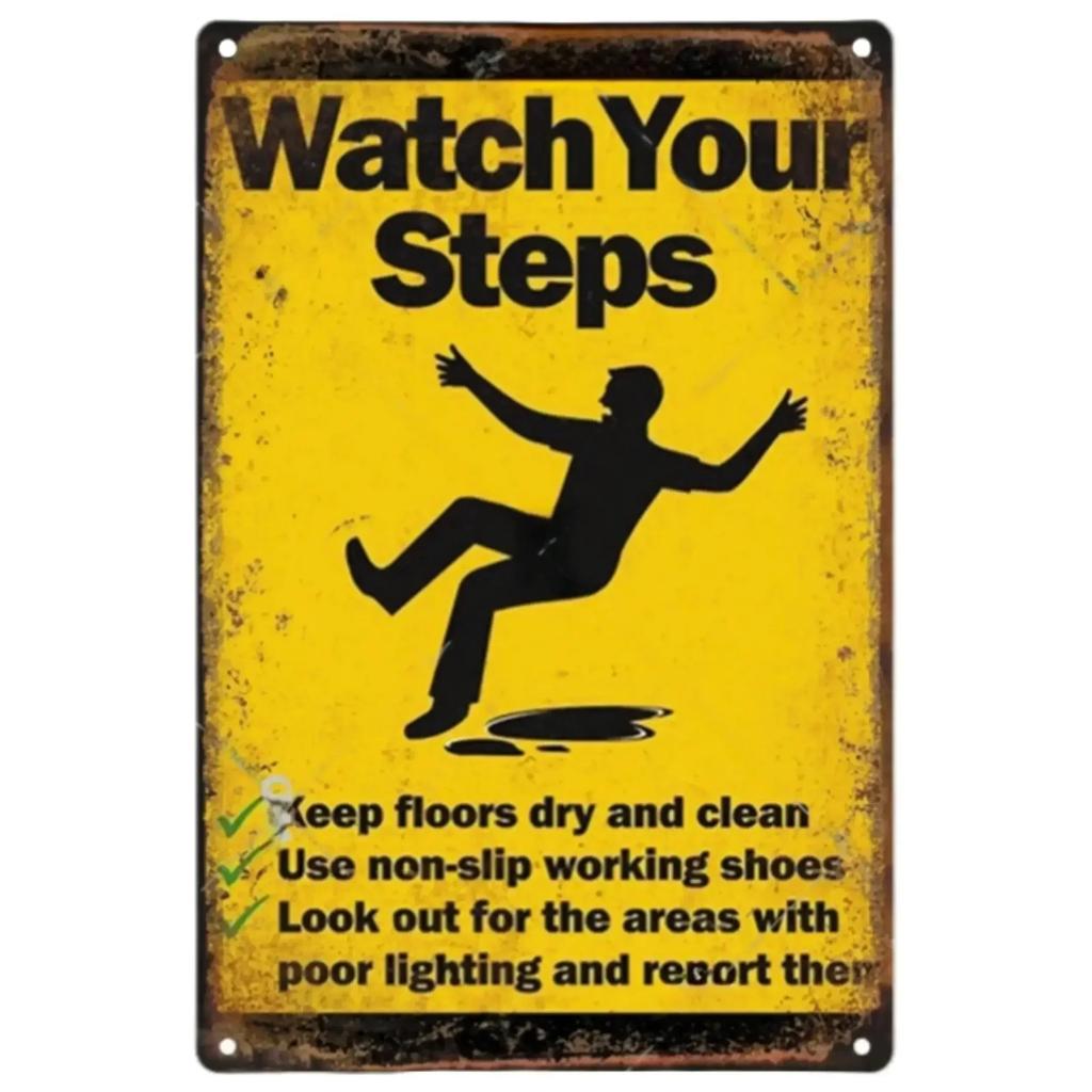 Vintage Tiki-inspiriertes Retro-Metallschild mit Vorsicht – „Warning Children Video“, für Männerhöhle, Garage und Türwandkunst