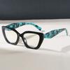 INS Women Leopard Reading Glasses Europe&America Square Big Frame Computer Eyeglasses Presbyopia Eyewear +1.0+1.5 ...+4.0