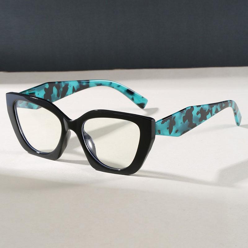 INS Women Leopard Reading Glasses Europe&America Square Big Frame Computer Eyeglasses Presbyopia Eyewear +1.0+1.5 ...+4.0
