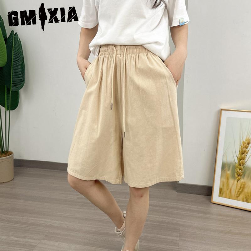 

GMXIA Женские модные повседневные летние весенние шорты XXXL хаки