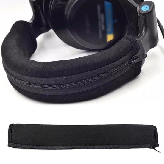 Head Beam Sleeve Ultra Soft Shock-proof Breathable Headset Head Beam Protective Cover for ATH-MSR7 M50X M40X M30