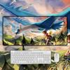 Anime Ppokemon Mousepad Large Gaming Mouse Pad LockEdge Thickened Computer Keyboard Table Desk Mat