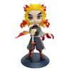 Anime 15cm Demon Slayer Figure Nezuko Tanjirou Zenitsu Inosuke Kyoujurou Giyuu Kawaii Qposket PVC Model Toys children Perfect Gift