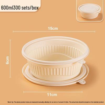 Yudefeng Biodegradable Corn Starch Round Takeaway Containers