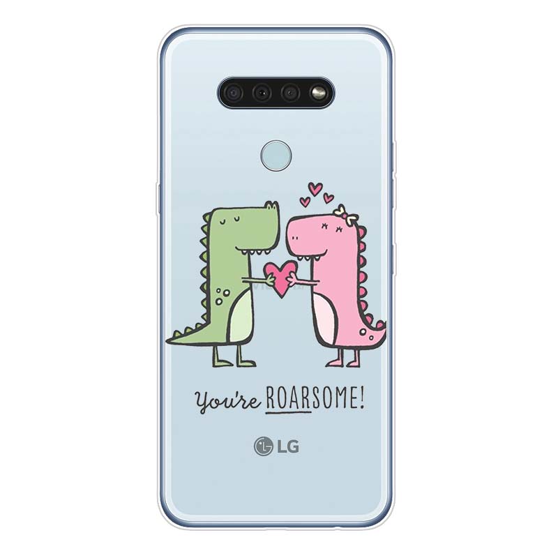 Nette Dinosaurier Für LG K92 K52 K62 K22 K71 K61 K51S K41S G8 G8S G8X V35 V50 V40 V50S V60 q60 Telefon Fall