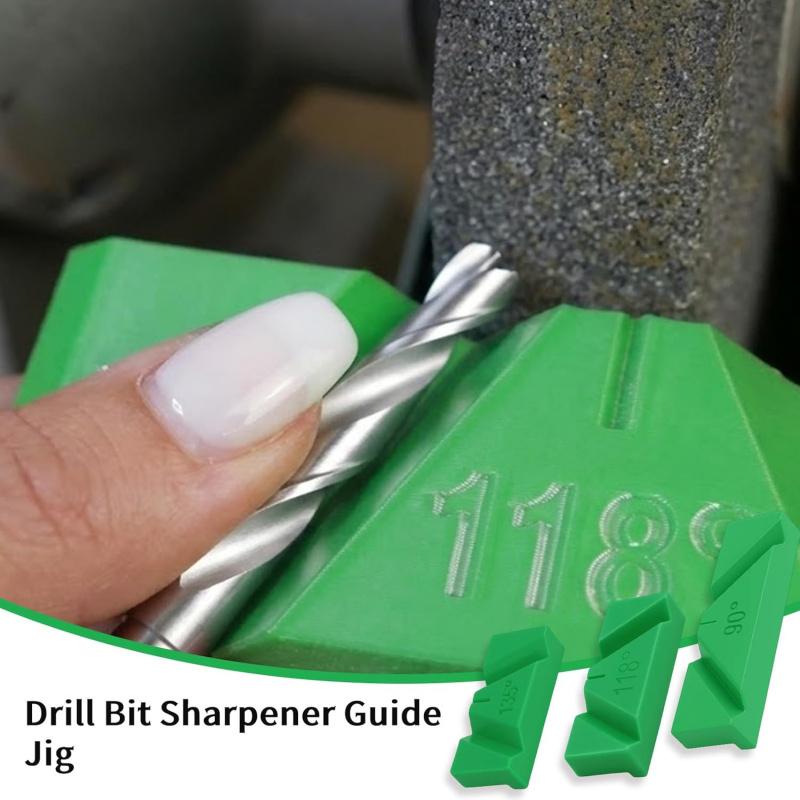Drill Bit Sharpener Jig For Bench Grinder Precision Grinding Fixture 90 118 135 Degree Angle For Metal Woodworking DIY Tool