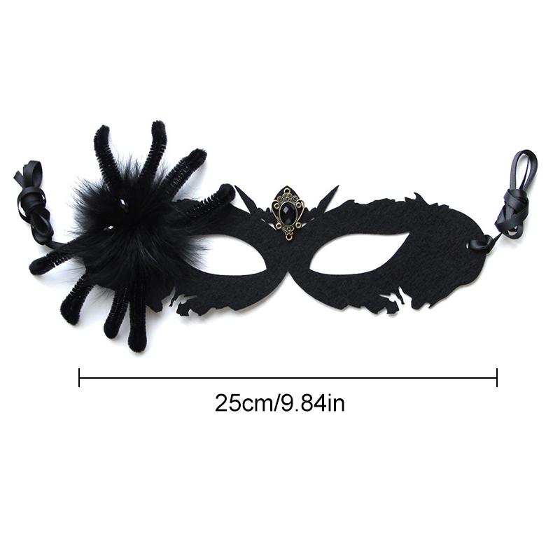 Măști pentru ochi de păianjen de Halloween. Articole de recuzită pentru petrecere