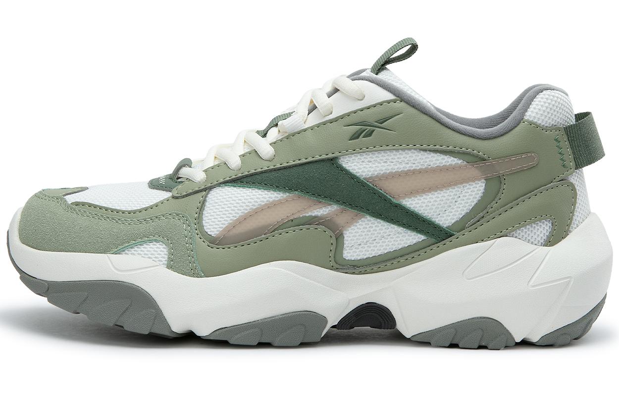 Reebok FLUFFI PUFF CN Низкие Беговые Кроссовки Унисекс Белый Зеленый 24FRC913U1GL5 36