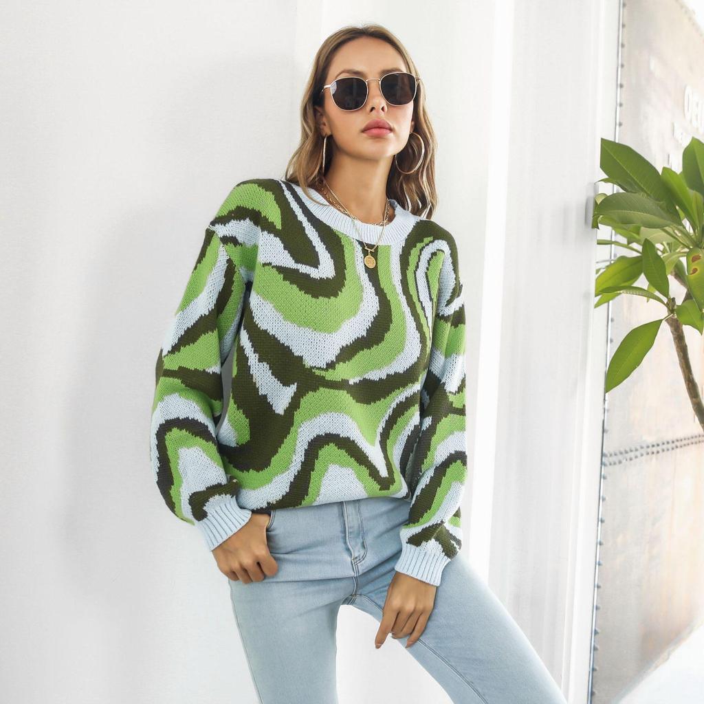 Autumn New Women's Loose Autumn/Winter Long Sleeve Casual Knitwear