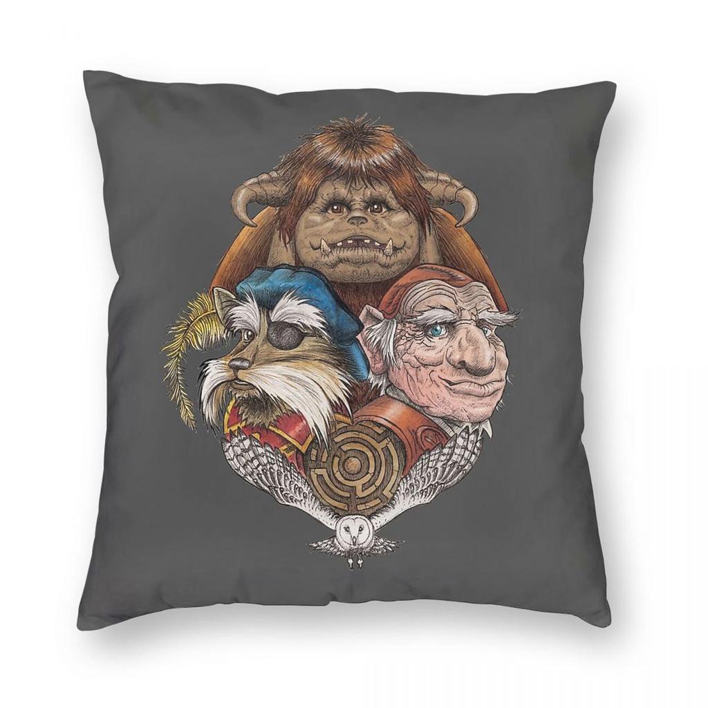 Labyrinth Should You Need Us Square Pillowcase Polyester Linen Velvet Creative Zip Decorative Pillow Case Bed Cushion Cover