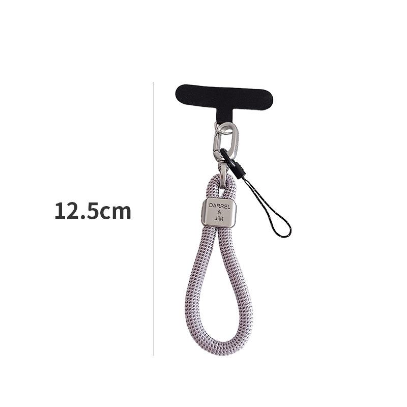 Premium Anti-Drop Metal Buckle Phone Lanyard with Finger Ring and Handheld Short Rope