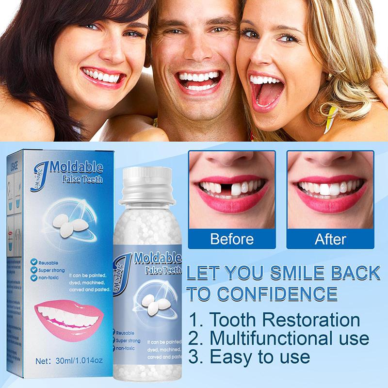 30G Resin False Teeth Solid Glue Temporary Tooth Repair Denture Adhesive Teeth