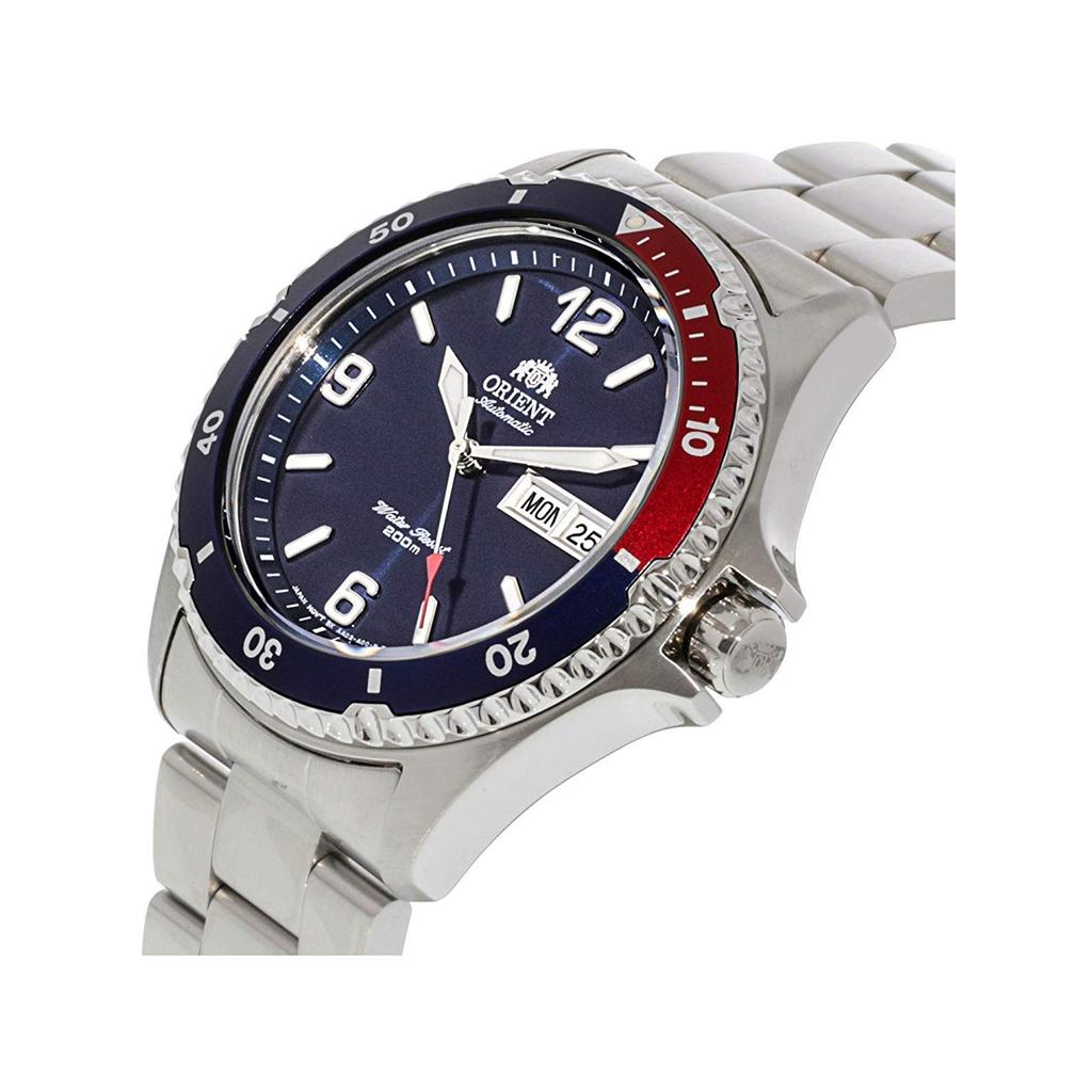 Orient ORIENT Men's MAKO AUTOMATIC Watch FAA02009D9 - Blue Dial, Imported