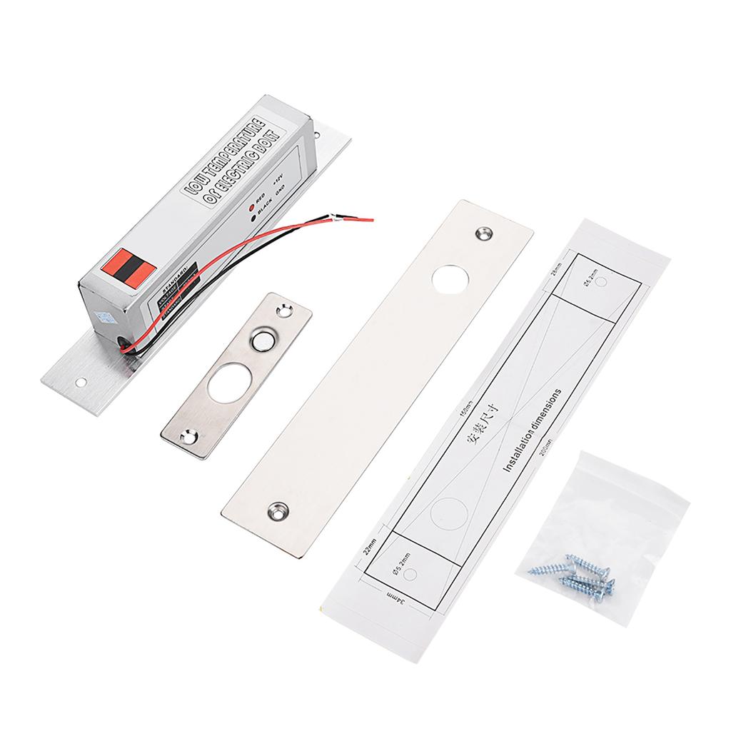Electric Mortise Deadbolt Lock Low Temperature Bolt Lock NC Mode for Door Access Control