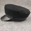 Big Head Circumference Men's Hat Couple's Small Head Circumference Women's Hat Casual Fashion Flat Top Hat European and American Style Captain Hat