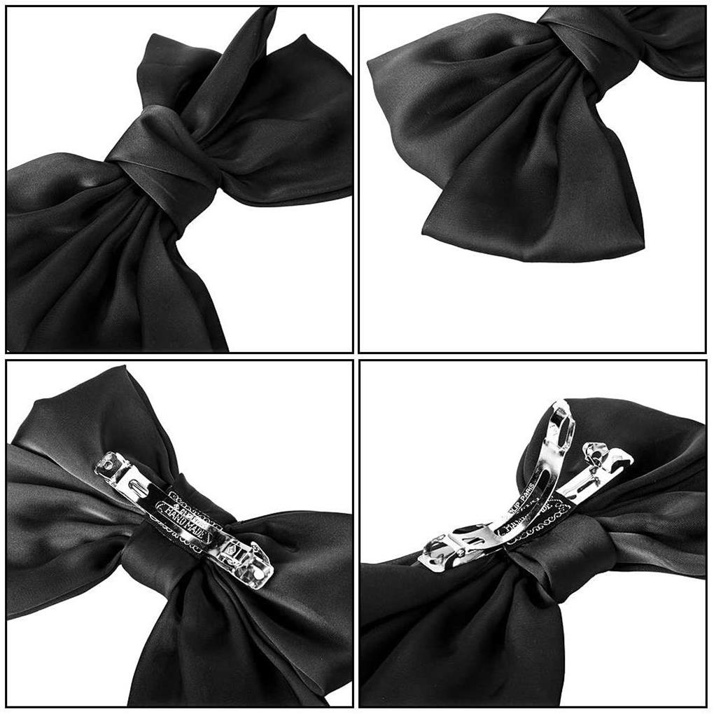 3 Pieces Bow Hair Clip Haircut Decor Universal Simple Style Dressing Ornament Hairs Tying Clamp Bowknot Headdress Prop