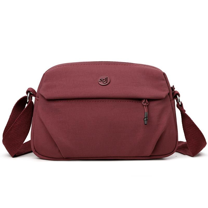 Summer New Fashion Women's Messenger Bag Multi-layer Shoulder Backpack Mobile Phone Bag Oxford Cloth Women's Nylon Bag